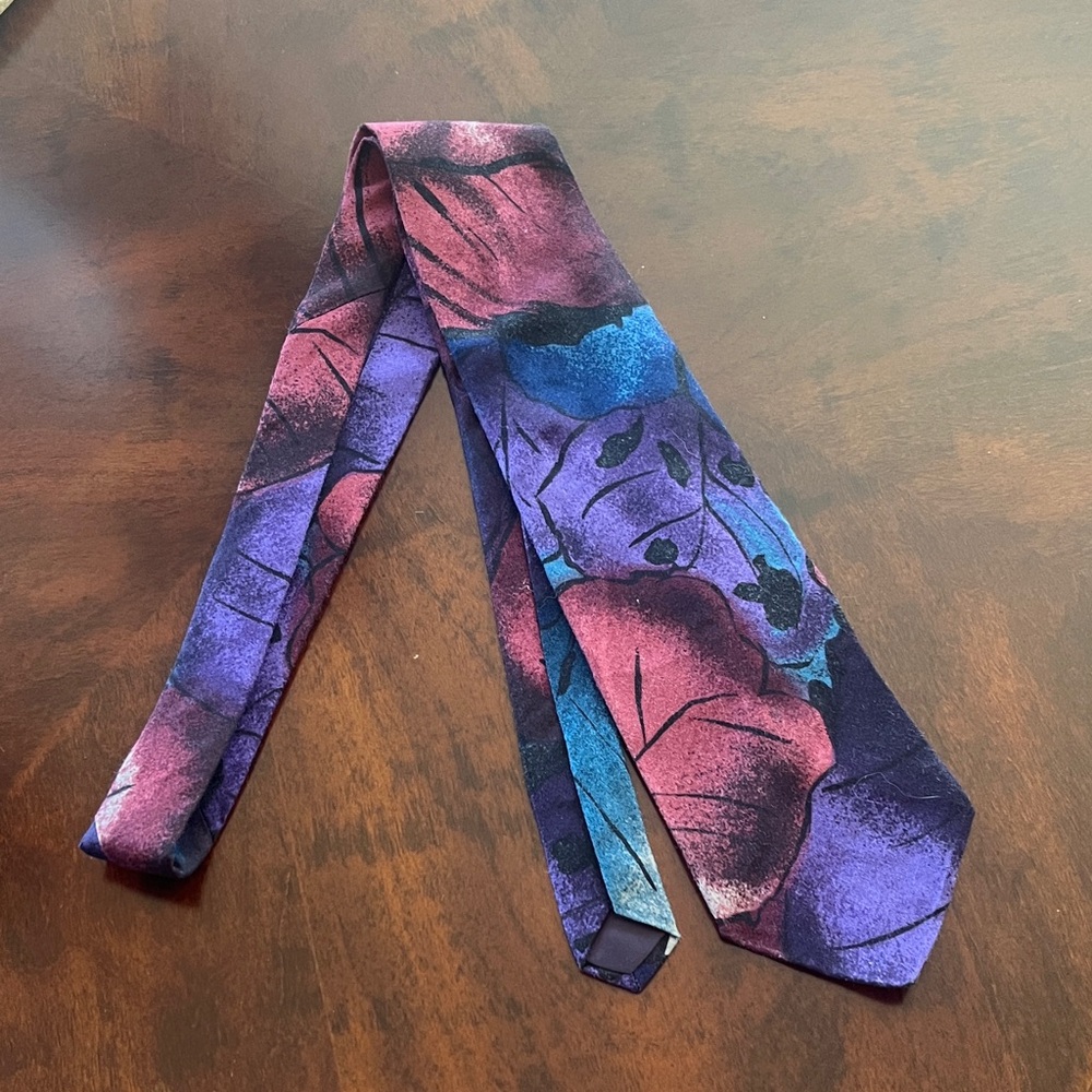 Multicolor Floral Men's Tie
